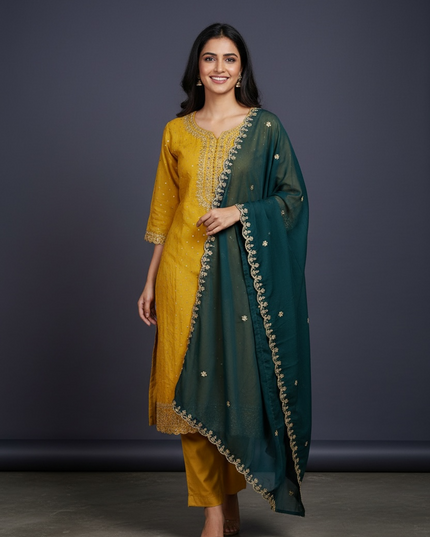 Plus size Kurti pant set
