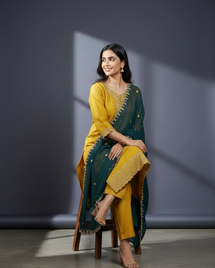 Plus size Kurti pant set
