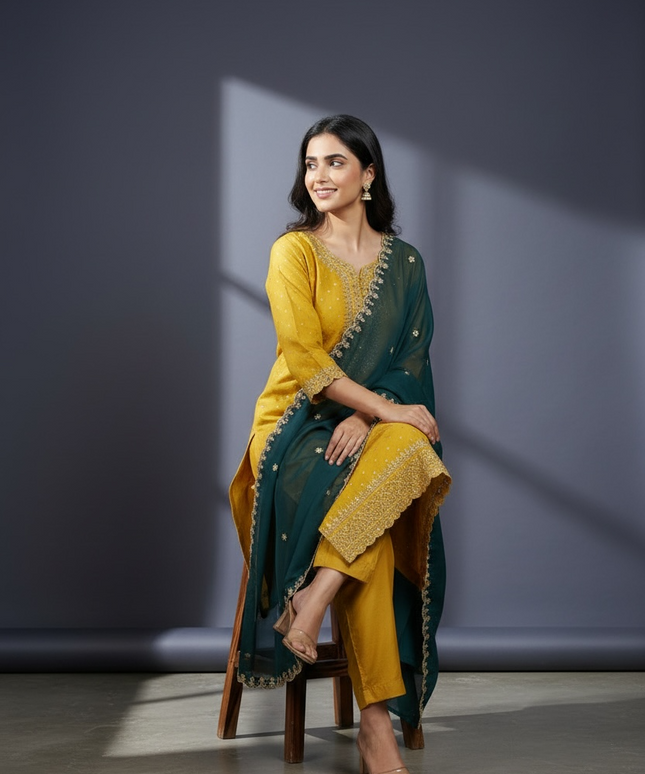 Plus size Kurti pant set