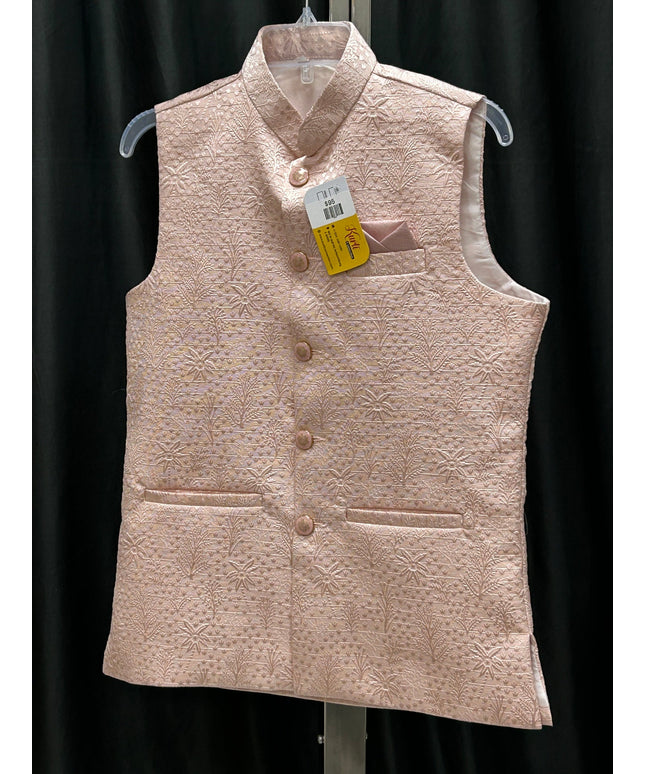 Pink half jacket for men by Kurti Connection USA