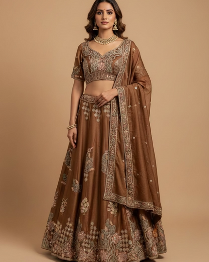 Silk Lehenga choli set