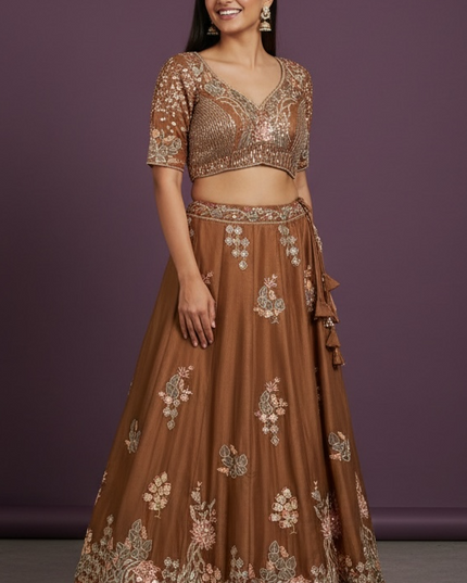 Silk Lehenga choli set