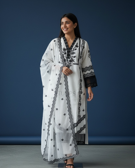 Tissue silk Kurti set