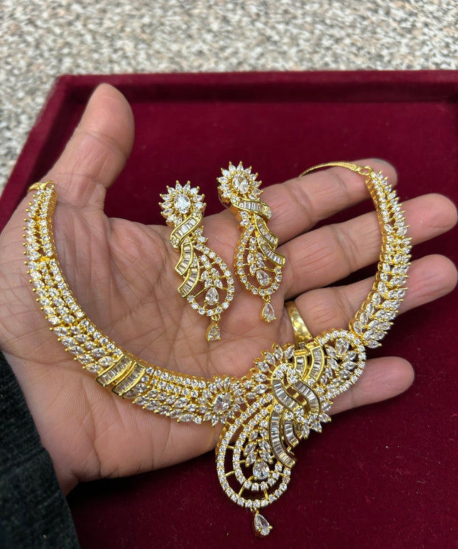 AD necklace set by Kurti Connection USA