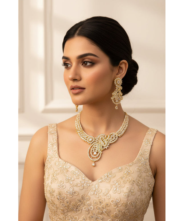 AD necklace set by Kurti Connection USA