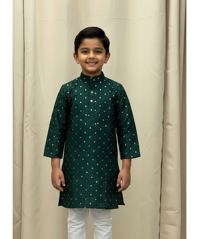 Mirror work kids Kurta (foil mirror)