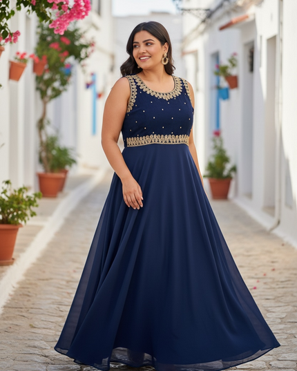 Party wear long gown