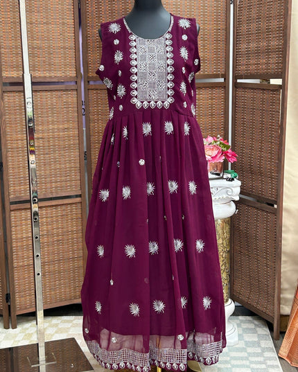 Georgette long kurti