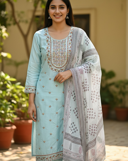 Silk Kurti set  | salwar suit