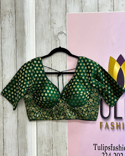 Dark green blouse