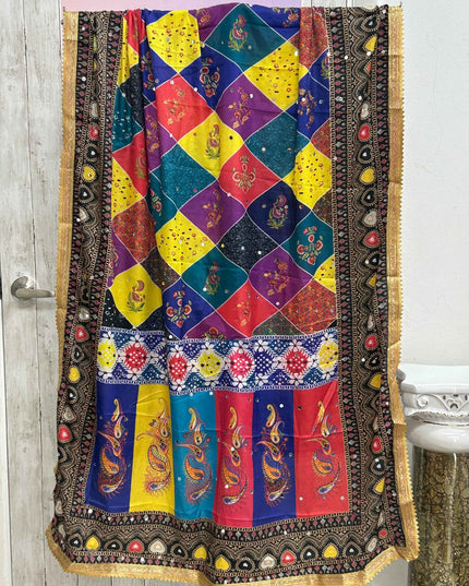 Multi colored dupatta