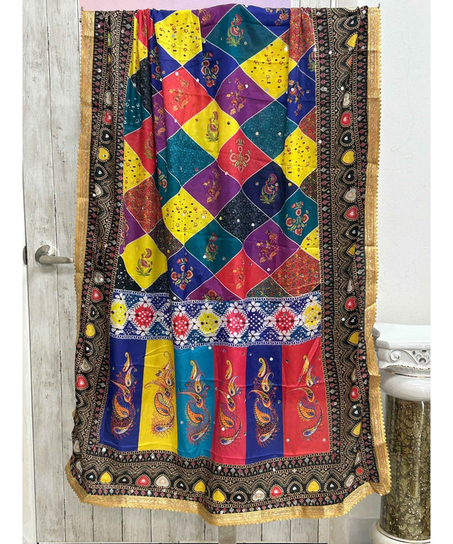 Multi colored dupatta