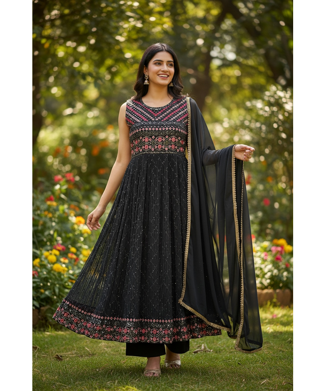 Naira cut dress with pant