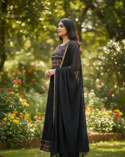 Naira cut dress with pant