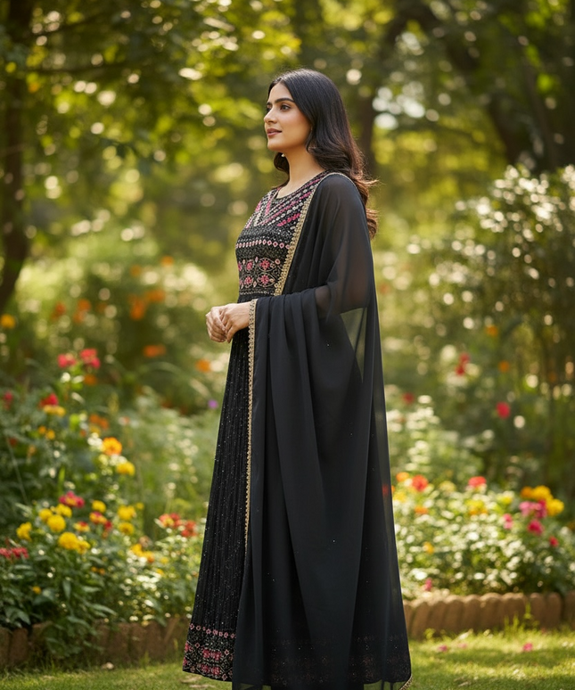 Naira cut dress with pant