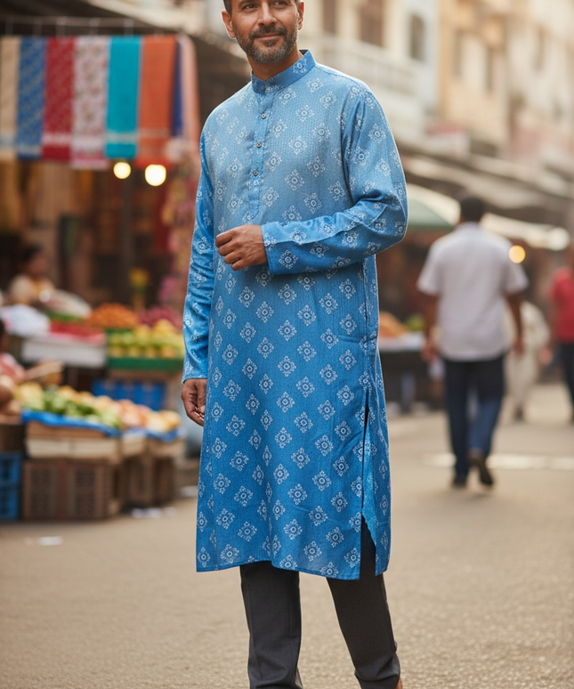 Cotton Kurta with white pant