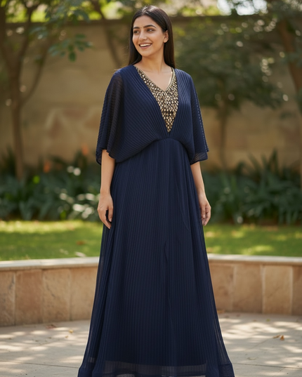 Chiffon long dress