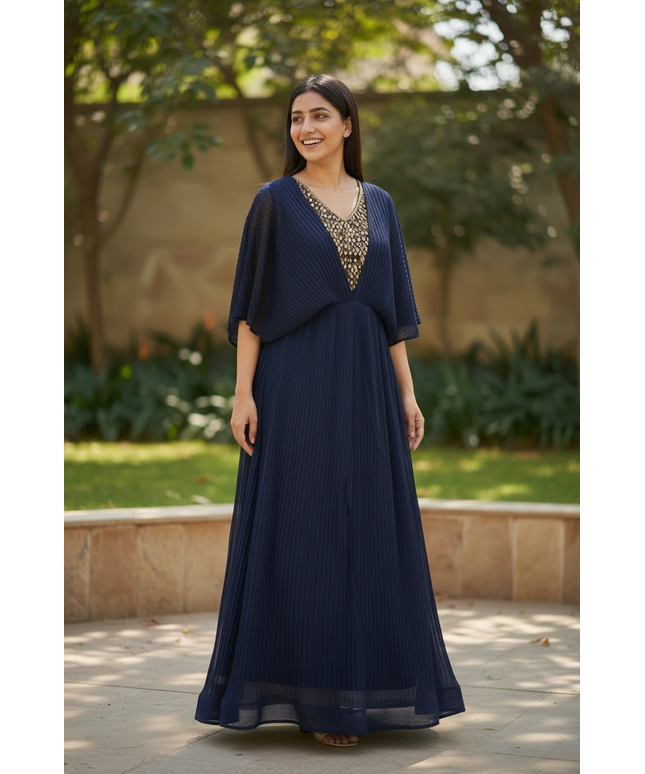 Chiffon long dress