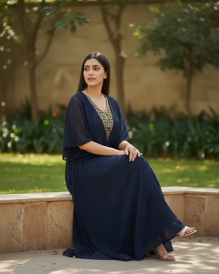 Chiffon long dress