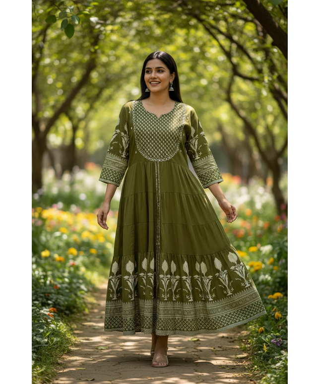 Cotton long kurti