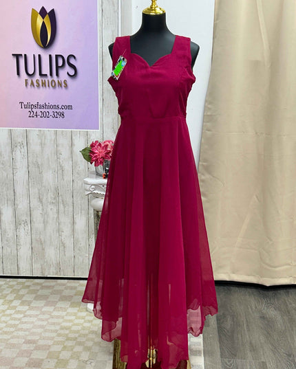 Chiffon long kurti / dress