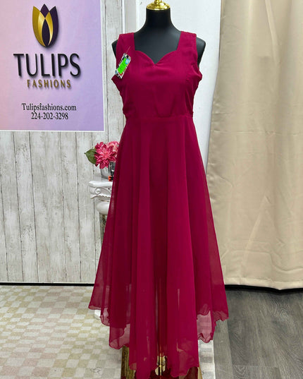 Chiffon long kurti / dress
