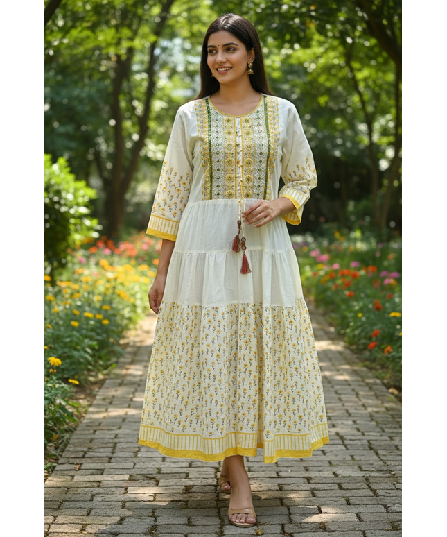 Cotton long Kurti