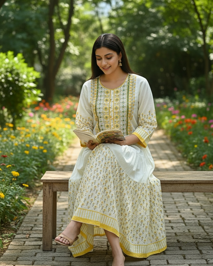 Cotton long Kurti