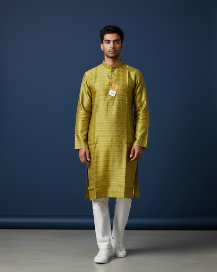 Silk kurta pant set