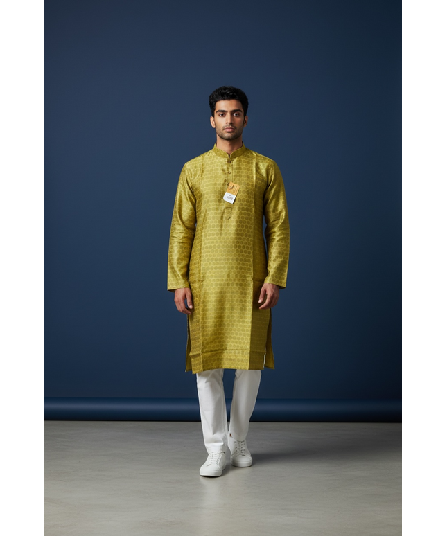 Silk kurta pant set