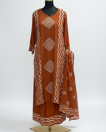 Rayon cotton Kurti palazzo set