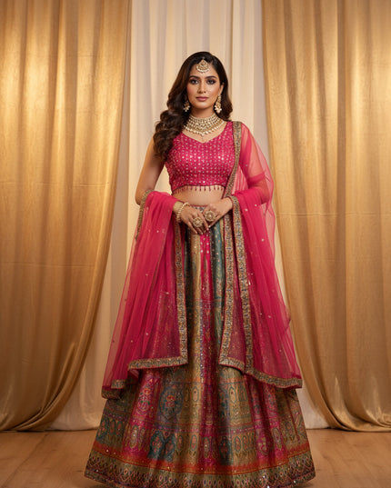 Art silk lehenga Choli set