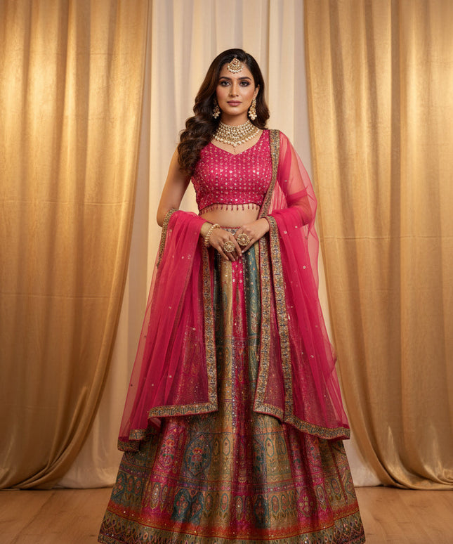 Art silk lehenga Choli set