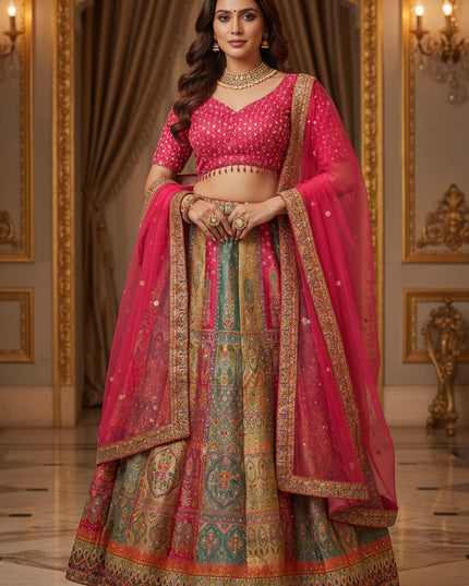 Art silk lehenga Choli set