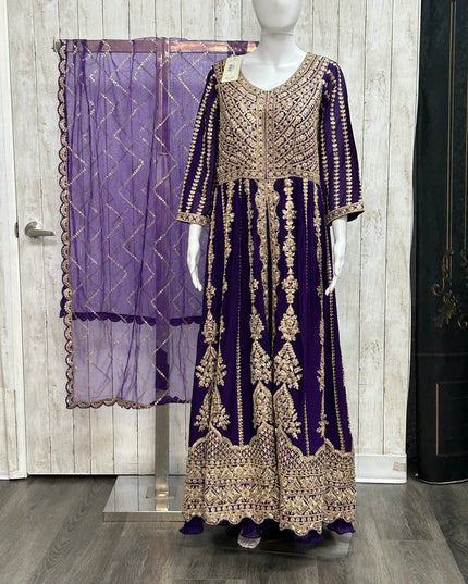 Wedding collection: Mirza: heavy party wear Anarkali dresses