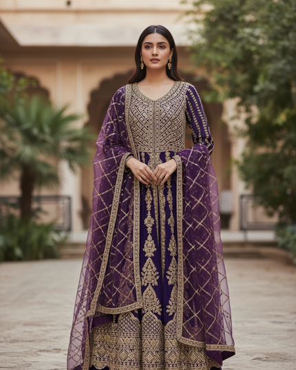 Wedding collection: Mirza: heavy party wear Anarkali dresses
