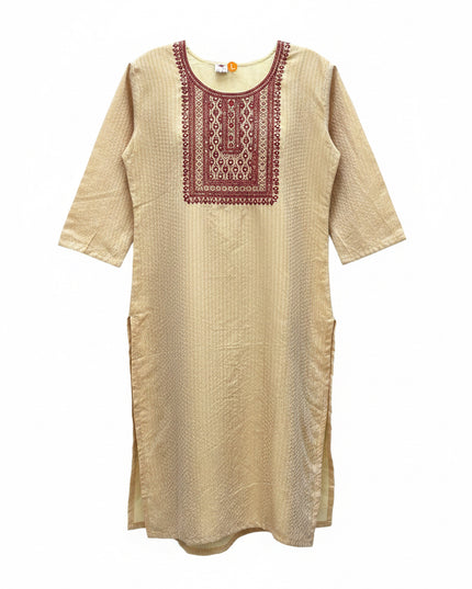 Chanderi silk kurti