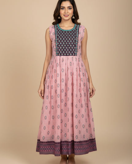 Chanderi silk kurti