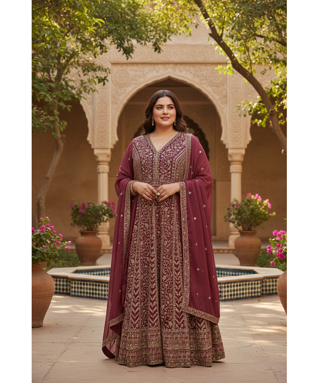 Party wear Anarkali set