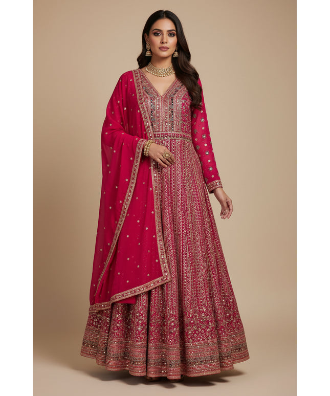 Party wear long gown : Indo western