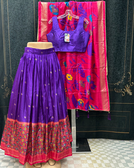 Art silk chaniya choli set