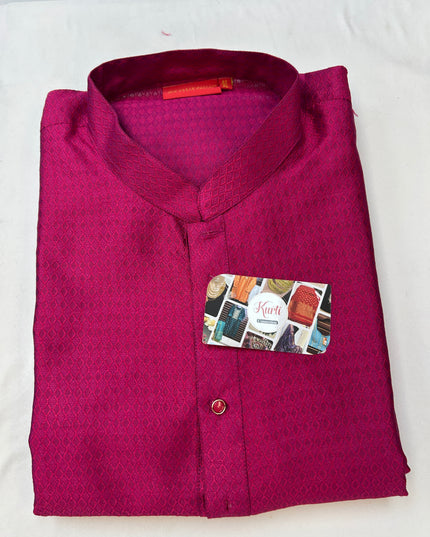 Dark pink kurta pajama set