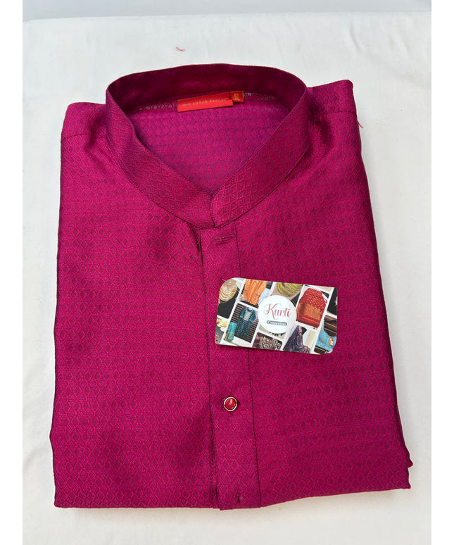 Dark pink kurta pajama set