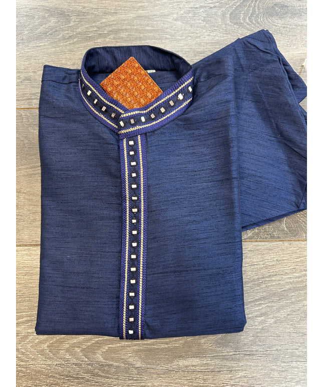 Cotton silk kurta pajama