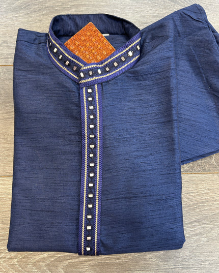 Cotton silk kurta pajama