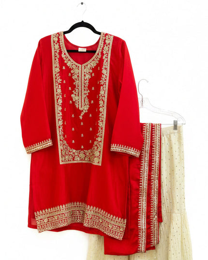 Sharara suit / exclusive designer piece - Kurti Connection USA