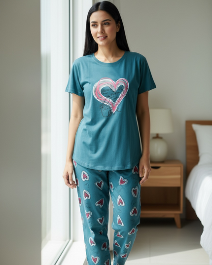 Hosiery cotton night suit
