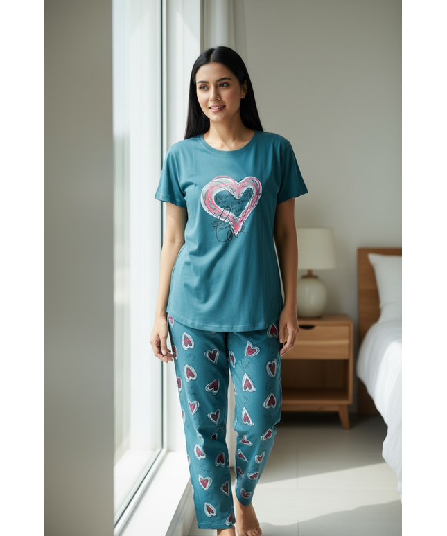 Hosiery cotton night suit