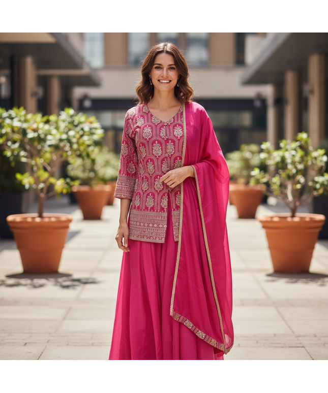 Sharara suit - Kurti Connection USA