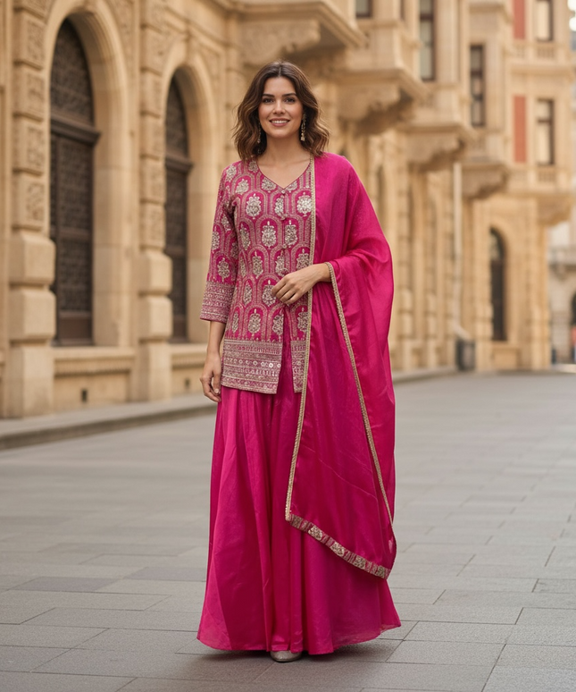 Sharara suit - Kurti Connection USA
